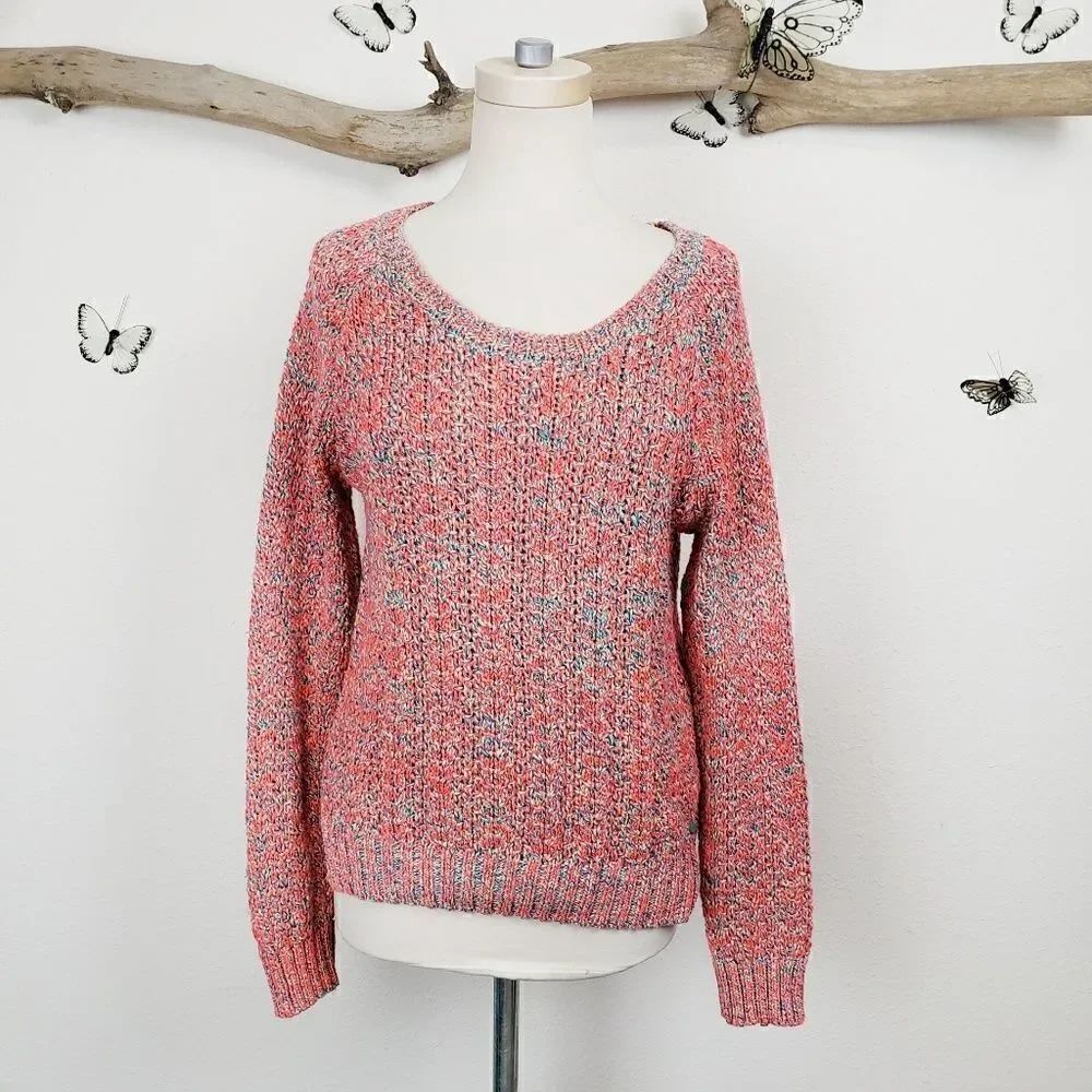 Maison Scotch brightly woven sweater zip cuff